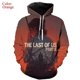 thumbnail image 3 of Sudadera con capucha con estampado 3D de The Last Of Us Part II para hombre y mujer, estilo hip hop, informal, de gran tamaño, 3 of 5