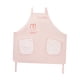 thumbnail image 5 of Delantal de cocina con pechera, resistente al agua y al aceite, con dibujos animados, sin mangas, para mujeres y hombres. Rosa rosa, 5 of 8