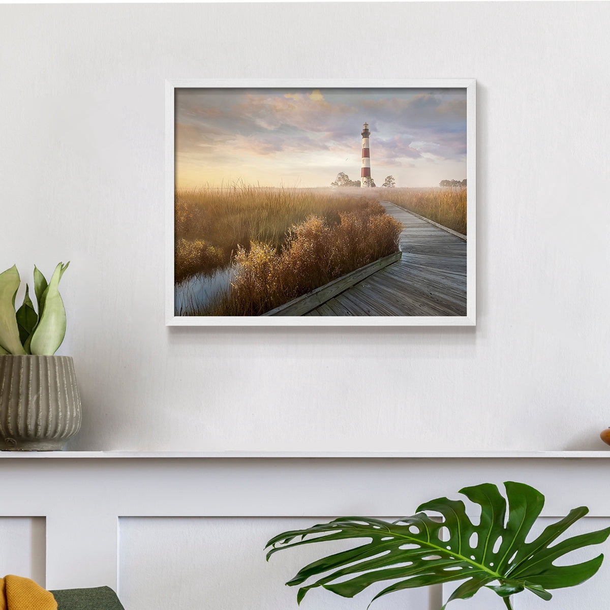 Private Path I by Mike Calascibetta - Restickable Framed Giclée Print