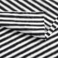 thumbnail image 6 of Betsey Johnson Sketchy Stripe Cotton Percale White Twin Sheet Set, 6 of 9