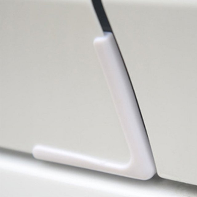 Protector de esquinas de puerta, tira de parachoques de borde de puerta, pegatina en ángulo recto, tira adhesiva antiarañazos adecuada para la mayoría de los modelos de automóviles