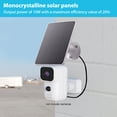 thumbnail image 2 of Soporte Pared Monocristalino para Panel Solar 10W 5V Luces (puerto CC) Color Blanco, 2 of 9