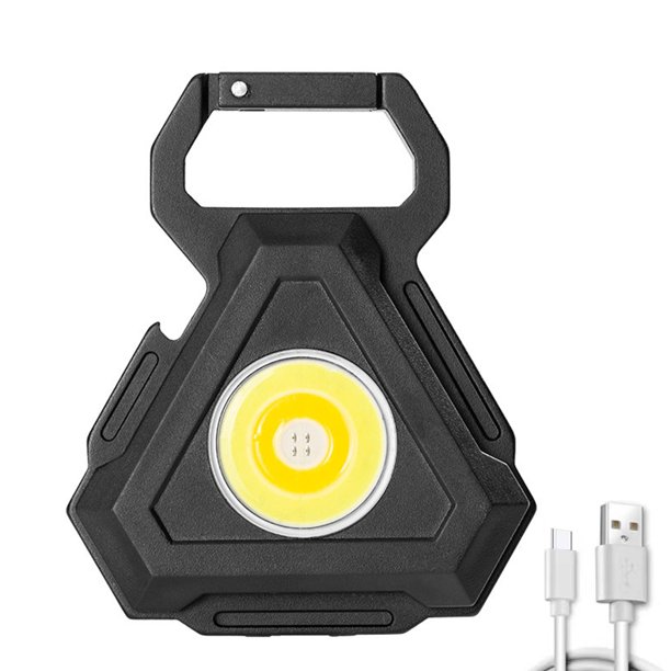 Luz de trabajo COB Linterna portátil recargable USB tipo C luces de trabajo lámpara LED COB resistente al agua JShteea El nuevo