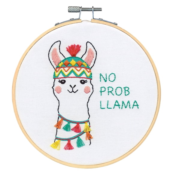 Simplicity No Probllama Embroidery Kit by Dimensions, 1 Each
