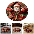 thumbnail image 2 of TIELUTT 3D Visual Rug Santa Up Design Festive Doormat for Xmas Indoor Extra Large Blanket for Couch the Carpet Basement Rugs for Floor Decorative Throw Blanket for Bed Throw Blankets for Couch, 2 of 8