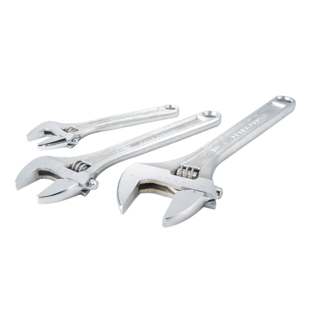 Juego De 3 Llaves Ajustables Color Cromo Craftsman