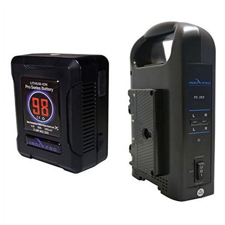 UPC: 0651748820919 | IndiPRO Tools Micro-Series 98Wh Li-Ion Gold-Mount Batt w Dual Charger Kit