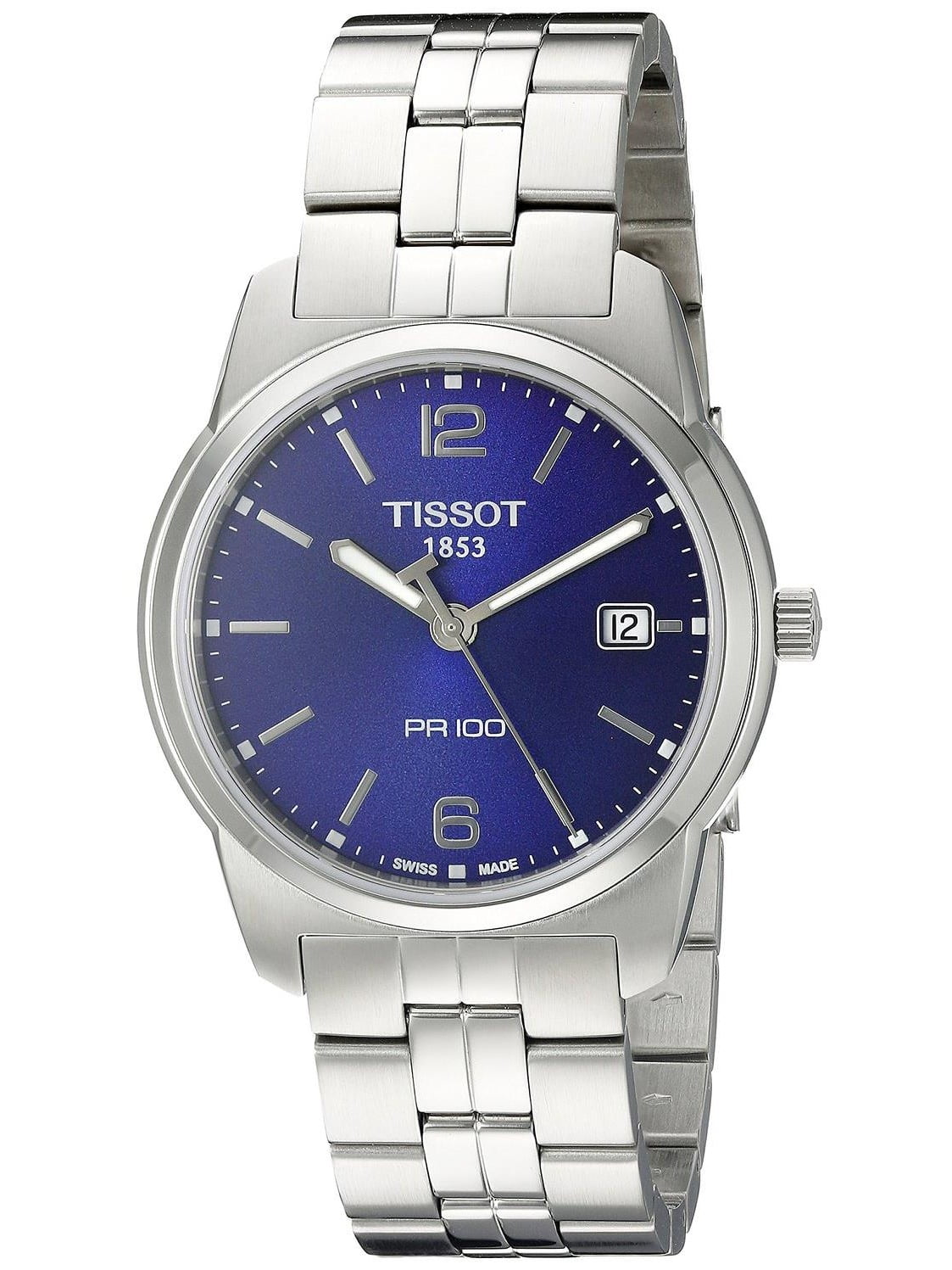 Tissot Tissot Men's 38mm Steel Bracelet & Case Swiss Quartz Blue Dial