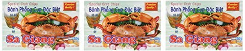 Giant Crab Flavored Shrimp Chips (3 X 200g Boxes) by