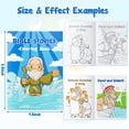 thumbnail image 2 of Libros para colorear Zainpe Christian Bible Stories Kids 24 piezas, 2 of 6