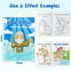 thumbnail image 2 of Libros para colorear Zainpe Christian Bible Stories Kids 24 piezas, 2 of 6