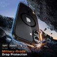 thumbnail image 4 of Funda TAURI 3 en 1 para iPhone 16 Plus con 2 protectores de pantalla, 4 of 7
