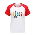 thumbnail image 4 of Rovga T-Shirt Fille 8-9 Ans Imprimés Dessin Animé Manches Courtes et Jeux T-Shirt Raglan Imprimé 3484 Col Rond Léger Costume Fille Rouge, 4 of 4