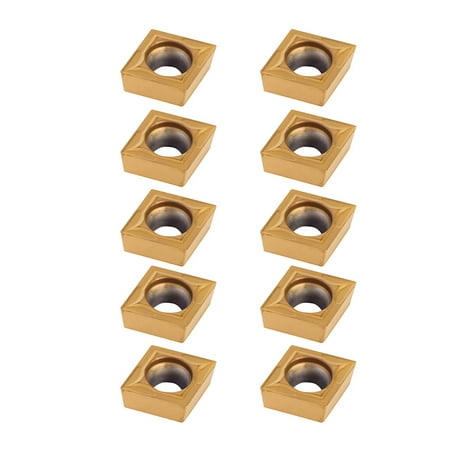 

10pcs CNC Carbide Tips Inserts Blade Cutter Set With Box Metal Surface Finishing Wear Resistance Suitable For Ordinary Steel And Stainless Steel