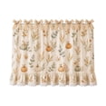 thumbnail image 2 of 30"x22" Oven Skirt Curtain for Kitchen Decor,Girlish Charm Lace Trim & 8 Ribbon Ties,Rustic Decorative Oven Door Curtain for Cottage Kitchen Decor, 2 of 7