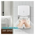 thumbnail image 3 of Automatic Hands Dryer High Speed Bathroom Dryer, Wall Mounted White ABS Plastic Cover Hand Drying Machine For Washroom, 3 of 5