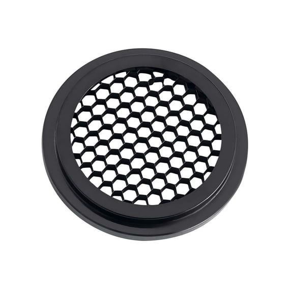 16073BK-Kichler Lighting-Accessory - 1.75 Inch Small Vlo Hexcell Louver