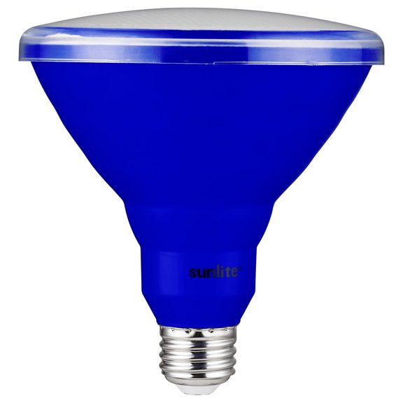 Sunlite 15w LED PAR38 Blue Colored E26 Base Floodlight Bulb - 75W Equiv