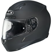 Angle View: HJC CL-17 Solid Full Face Motorcycle Helmet Matte Black XXL