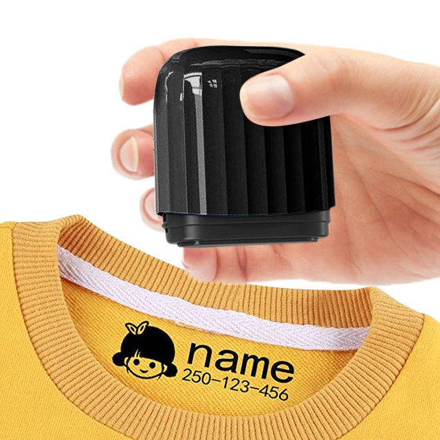 Home Decor Name Stamp For Clothing Name Stamp Personalized Stamp For Kids Cloths Fabric Stamper For Clothes