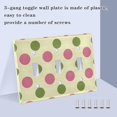 thumbnail image 3 of Yayeee Toggle Light Switch Wall Plate 2-Gang 4.56"x4.48" Decorative Outlet Cover, Pink Polka Dots Pattern, 3 of 7