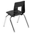 thumbnail image 3 of Pemberly Row Contemporary 14In. Student Stack Chair In Black, 3 of 12