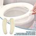 thumbnail image 2 of Cojín de la cubierta del asiento del inodoro Unique Bargains Azul Beige, 2 of 7