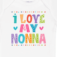 thumbnail image 4 of Inktastic I Love My Nonna Baby Clothes Girls Baby Bodysuit, 4 of 5