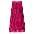 thumbnail image 6 of Landzoo One Women's Fashion Flowy Fringe Bodycon Skirt Elegant Comfortable Slim Fit Versatile Midi Skirt For Daily Beautiful Stylish Women's Skirt, 6 of 6