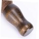 thumbnail image 3 of Cepillo para el cuello con cerdas de fibra suave y mango de madera para la limpieza profesional del cabello de barberos., 3 of 5