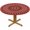 Mandala-1, variant on Mandala Round Table Cloth Luxury Ethnic Colorful Tribal Round Boho Floral Elastic Edged Table Cover Fade and Stain Resistant Table Cloths Easy to Clean Fits Tables 40-44" Diameter