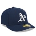thumbnail image 3 of Men's New Era Navy Athletics Oceanside Low Profile 59FIFTY Fitted Hat, 3 of 6