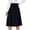 Dark Blue, variant on Womens Skirts Retro High Waisted Pleated A-Line Midi Skirt, Flared Skirt with Back Tie Detail, Elegant Vintage Flowy Skirt for Work & Daily,Beige S