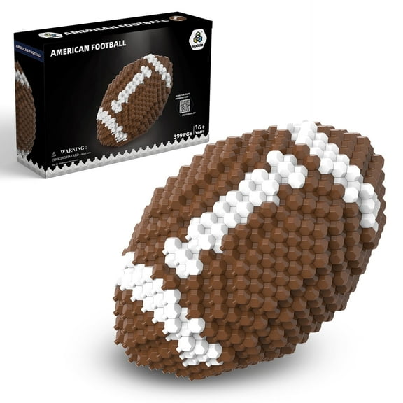 KADELE Football Block Set, Adults Challenging Stem Block Decoration, Miniature 3D Educational Toys for 16 Years and Above, (399 Pieces)