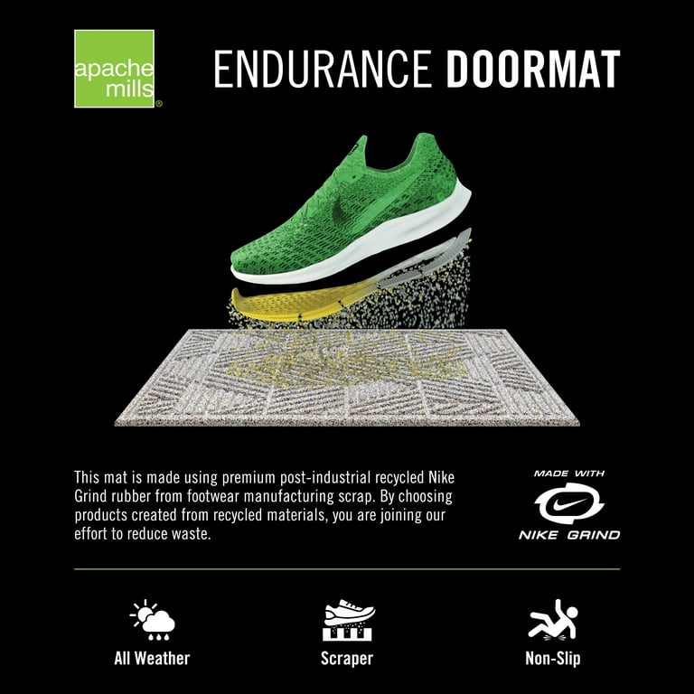Nike Grind Endurance Outdoor Doormat - 18 x 30 - Walmart.com
