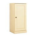 thumbnail image 2 of Palace Imports 100% Solid Wood 3-shelf Bookcase with Adjustable Shelves and Solid Door, Yellow, 2 of 7