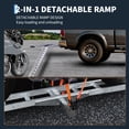 thumbnail image 4 of EDTara Universal Aluminum Motorcycle Hitch Rack, 500 Lbs Heavy-Duty Carrier With Extended Platform and Built-In Tie-Downs, 4 of 8