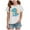 White, variant on Linfrsh Girls Shirt Girl Birthday Gift Girl Shirt Kid Graphic Top T-Shirt Party Tee Outfit Short Sleeve Tops(Sky Blue,Size 5-6 T)