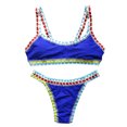 thumbnail image 4 of WILLBEST Traje de Baño de Manga Larga Para Mujer, Conjunto de Tankini Para Playa, Traje de Baño de Punto, Traje de Baño Separado de Verano Con Sombrero A Juego, Traje de Baño Informal, 4 of 4