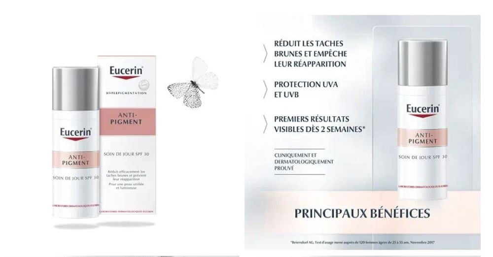 Eucerin Anti-Pigment Day Care SPF30 50ml Reduces and Prevents Pigment Spots on the Skin.