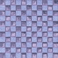 thumbnail image 1 of Ahgly Company Tapis d'Intérieur Lavable en Machine Carré Transitionnel Bleu Ardoise, 5 Pieds Carré, 1 of 7