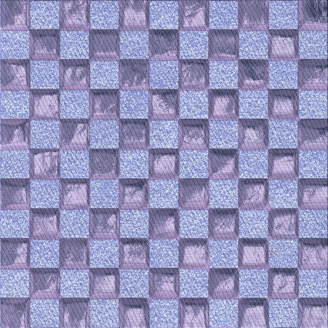 Ahgly Company Tapis d'Intérieur Lavable en Machine Carré Bleu Ardoise Transitionnel, 4 Pieds Carré