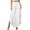 White 01, variant on Karymi Running Shorts for Women High Waist Ruffle Layered Flowy Wide Leg Pants, Solid Elastic Waist Asymmetrical Hem Palazzo Trousers, Elegant Party Vacation Capri Pants for Women