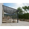 thumbnail image 4 of Palram - Canopia Feria, Olympia, Sierra 10' Patio Cover Sidewall Kit - Gray/Clear, 4 of 5