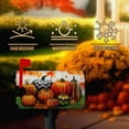 thumbnail image 4 of Fall Harvest Mailbox Covers Magnetic Standard Size Thanksgiving Pumpkin Mailbox Cover Autumn Maple Leaves Mailbox Post Cover Waterproof Mailbox Decor Mailbox Wraps for Garden Yard 21 * 18 Inch, 4 of 6