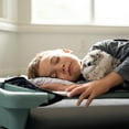 thumbnail image 4 of Urban Infant Tot Cot Kids Nap Mat - Toddler Preschool Daycare Modern All-in-One Bedding - Washable Blanket and Pillow  Boys and Girls - Elastic Straps - 52 x 22 Inches - Urban Dude, 4 of 6