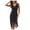 Black, variant on Womens 1920s Vintage Sequin Dress V Neck Sleeveless Glitter Fringed Party Elegant Tassel Evening Party Cocktail Dresses Silver S