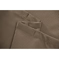 thumbnail image 6 of Dainty Home Hotel Collection Mocha Waffle Weave Solid Design Shower Curtain, 70 x 72, 6 of 6
