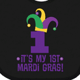thumbnail image 4 of Inktastic 1st Mardi Gras Jester Hat Childs Party Boys or Girls Baby Bib, 4 of 4