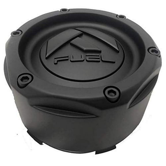 Fuel Matte Black with Matte Black Emblem Wheel Center Cap # 1003-49MBMB